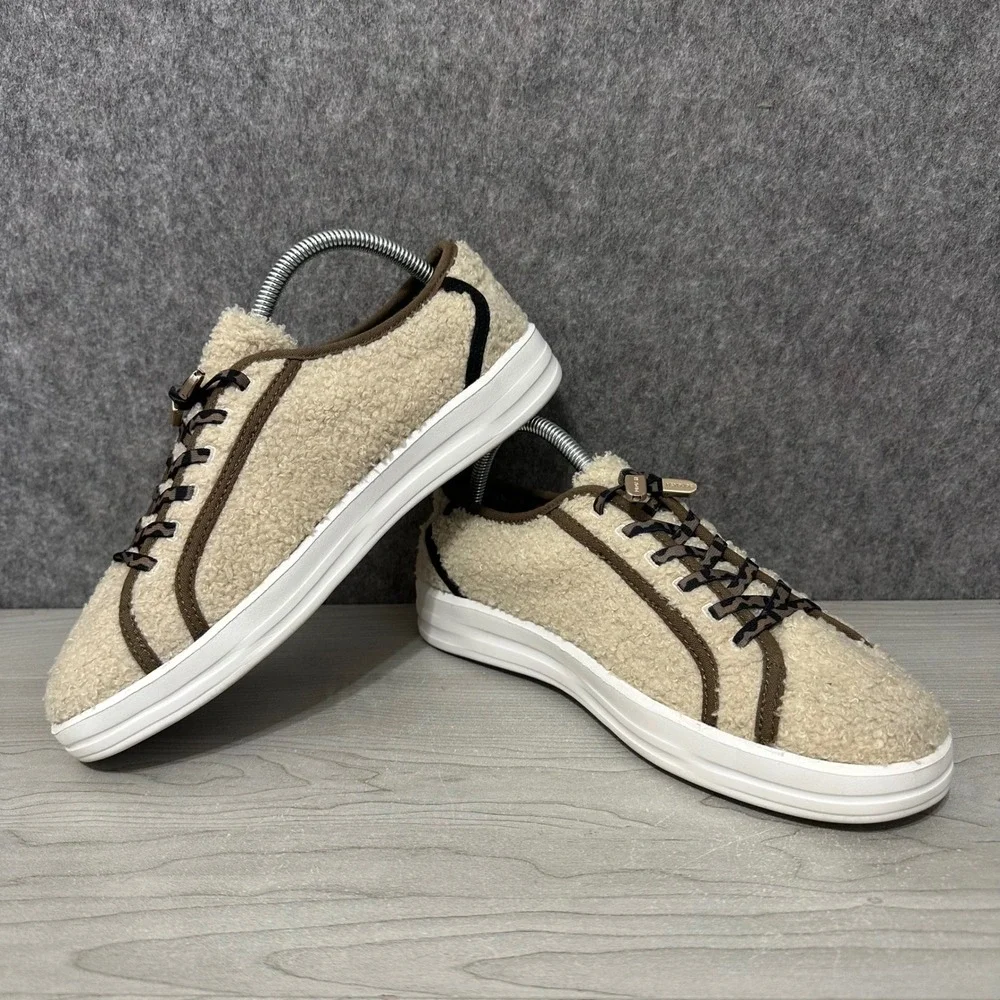 Hey‎ Dude Karina Sherpa Shoes Womens Size 9 Marshmallow Leo Beige Faux Fur